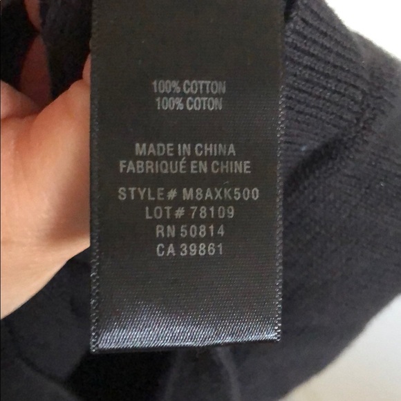 Tahari Black Cotton Cardigan - Picture 6 of 6